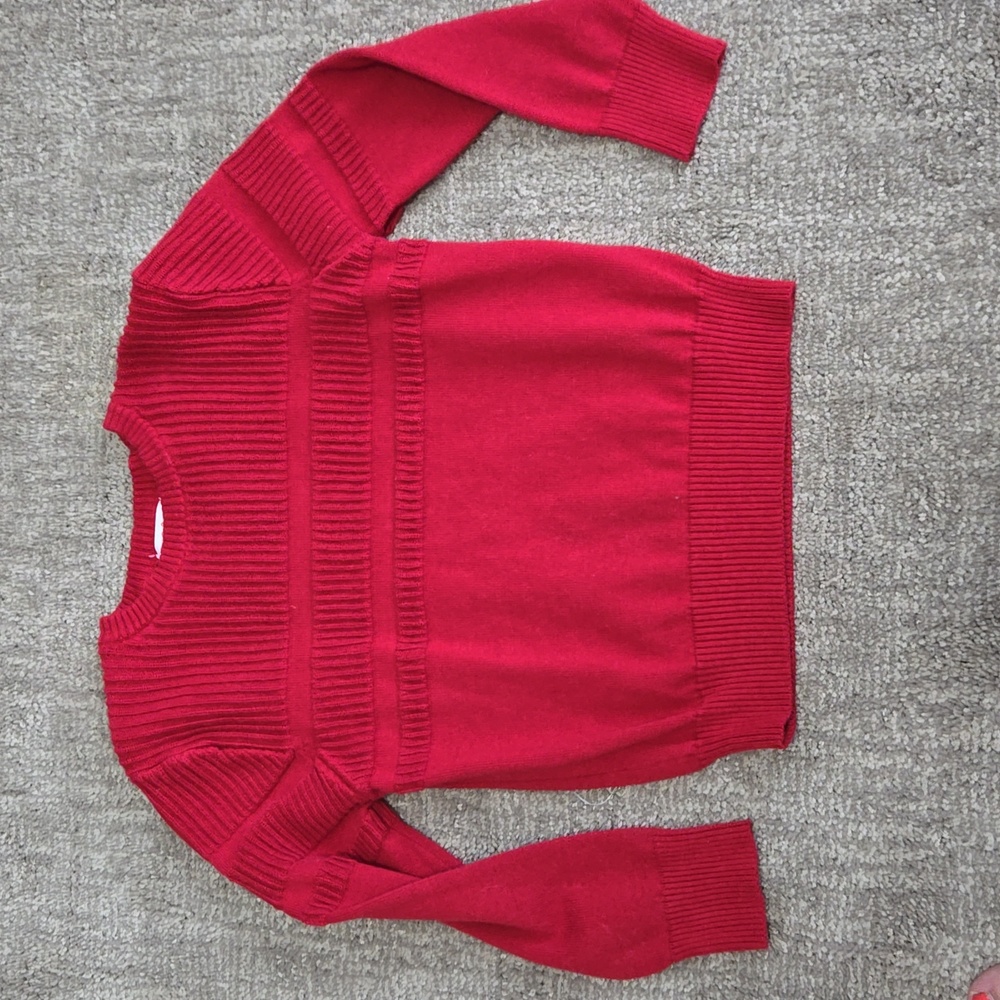 NWOT XS Boys Red Sweater
